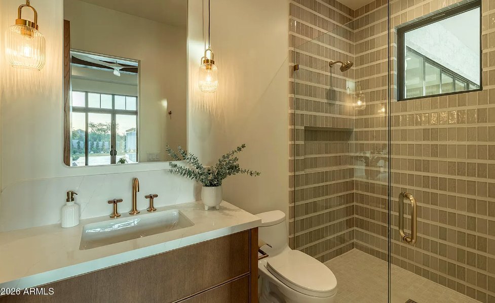 Guest bathroom vanity