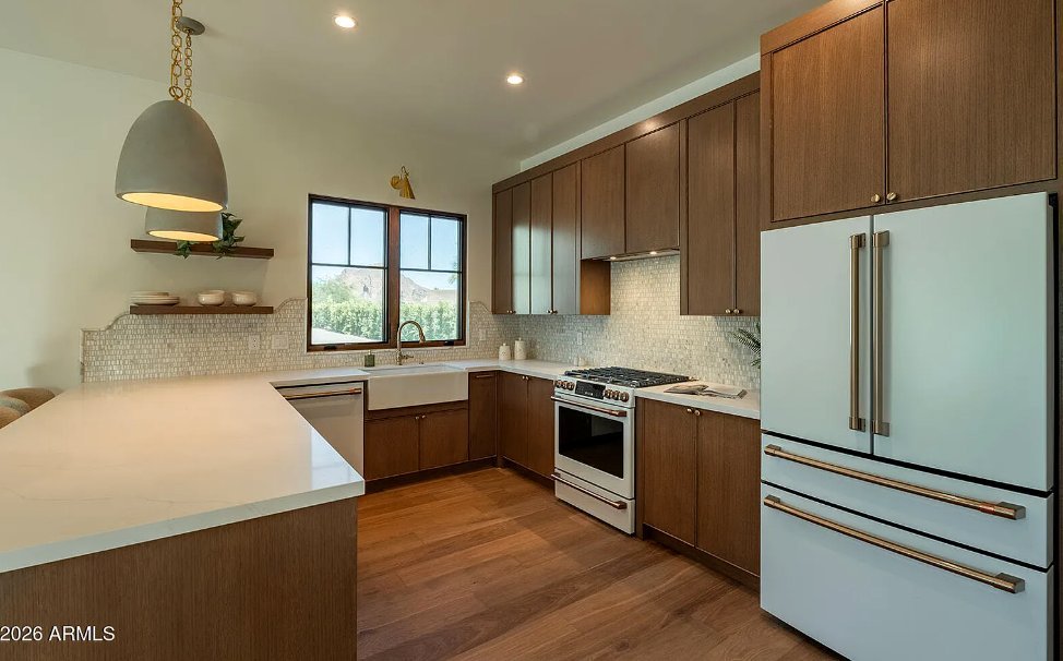 Guest house kitchen cabinetry