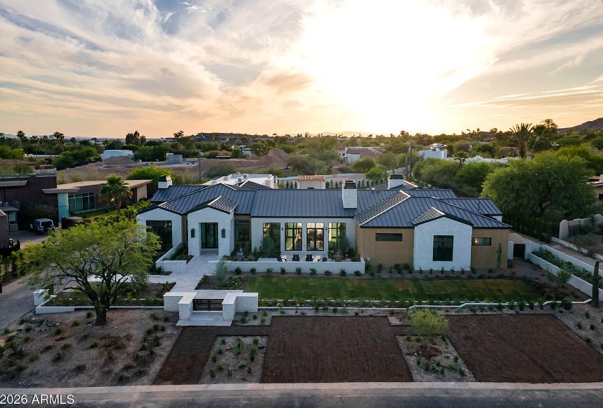 Exterior view of the Paradise Valley estate