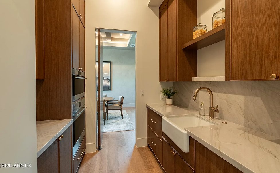 Utility room cabinetry and sink area